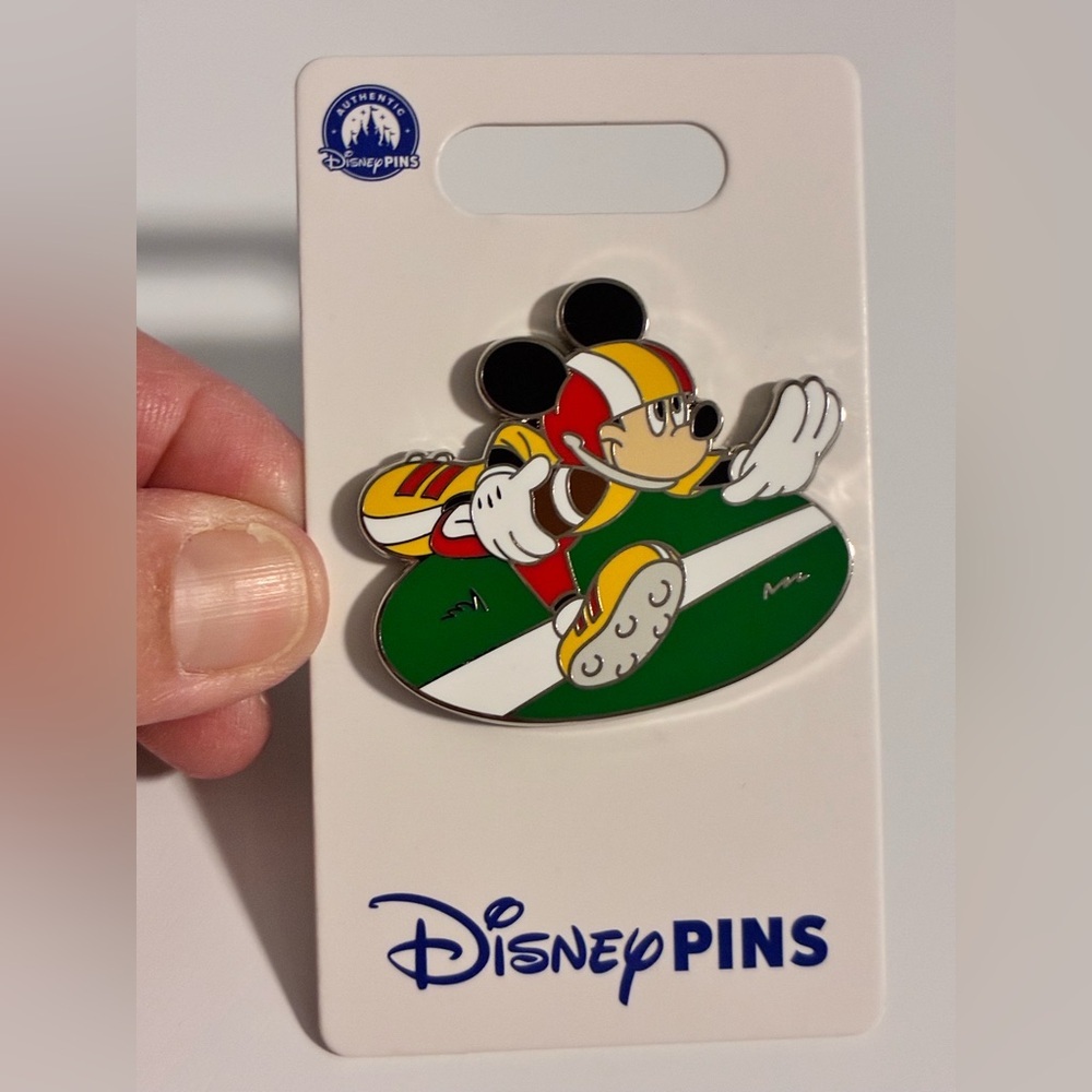 Disney Parks Mickey Mouse Football Pin